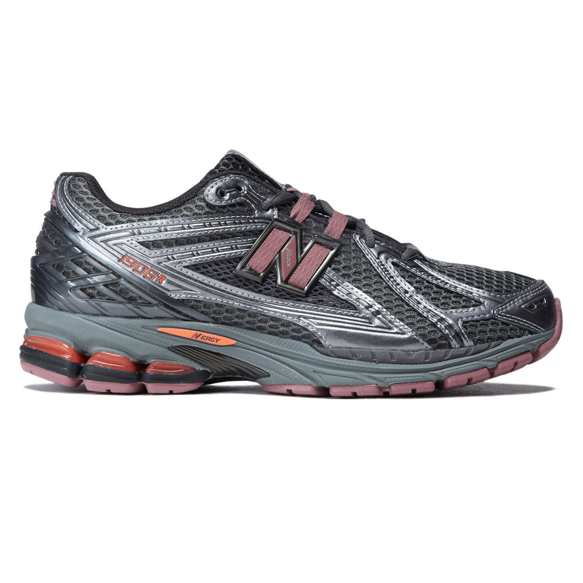 New Balance 1906R Shoes - Dark Silver Metallic/Rosewood image 1
