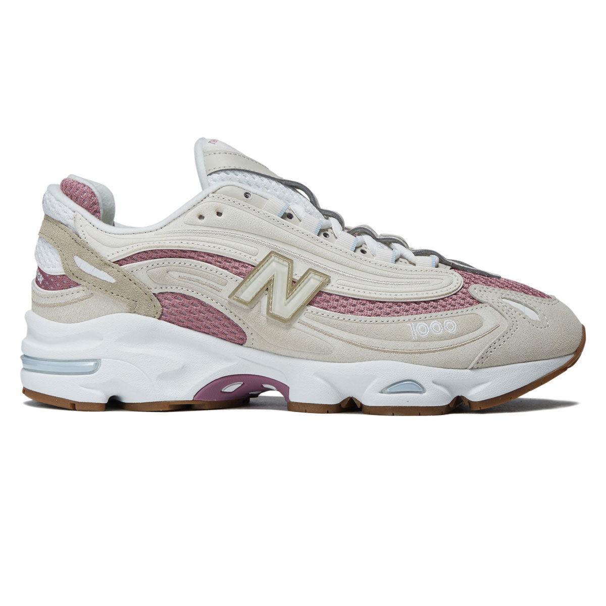 New Balance 1000 Shoes - Timberwolf/Rosewood image 1