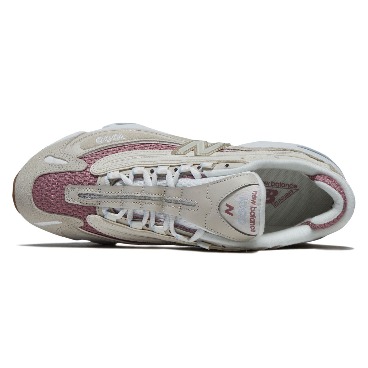 New Balance 1000 Shoes - Timberwolf/Rosewood image 3