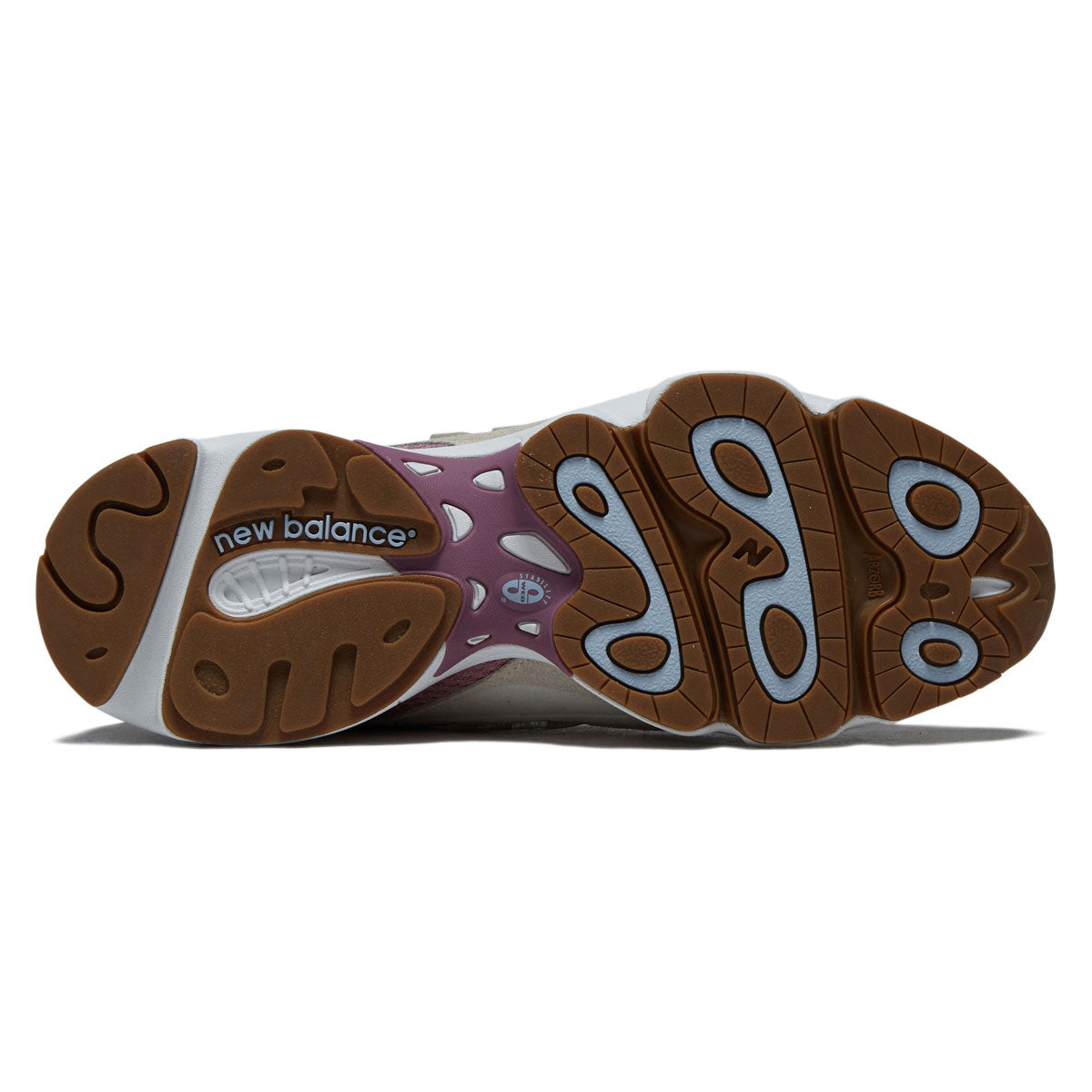 New Balance 1000 Shoes - Timberwolf/Rosewood image 4
