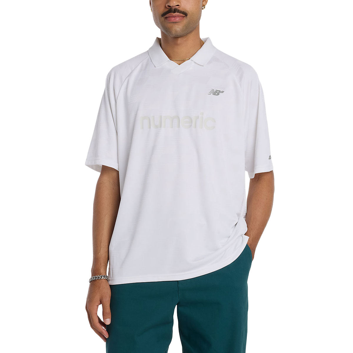 New Balance Numeric Team Jersey - White image 1
