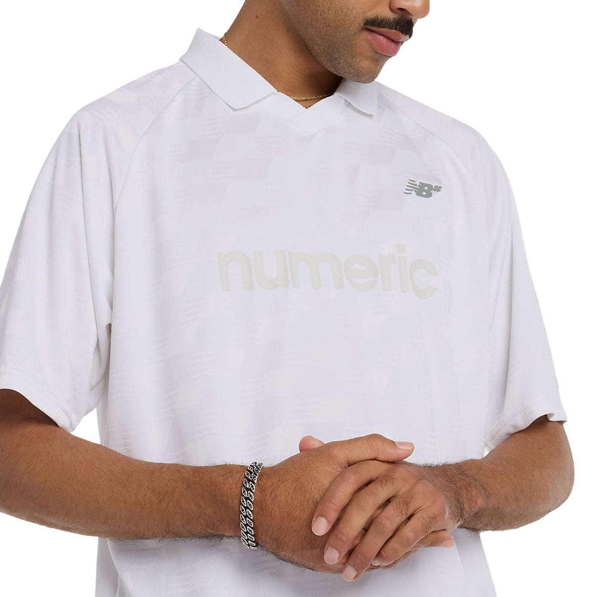 New Balance Numeric Team Jersey - White image 3