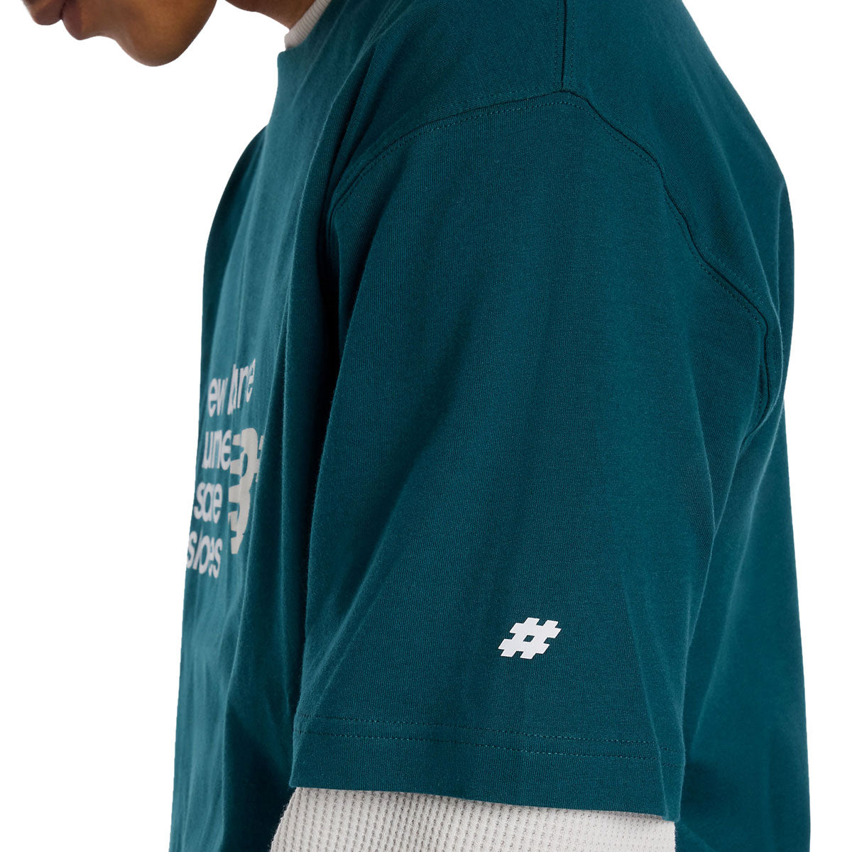 New Balance Numeric Stacked Graphic T-Shirt - Medusa Green image 5