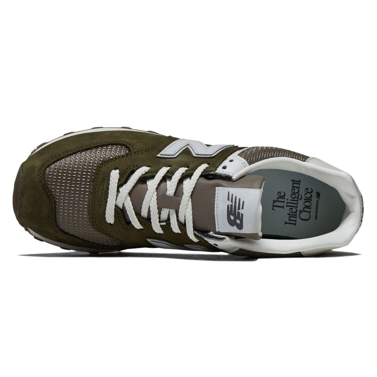 New Balance 574 Shoes - Calcium/Dark Silver Metallic image 3