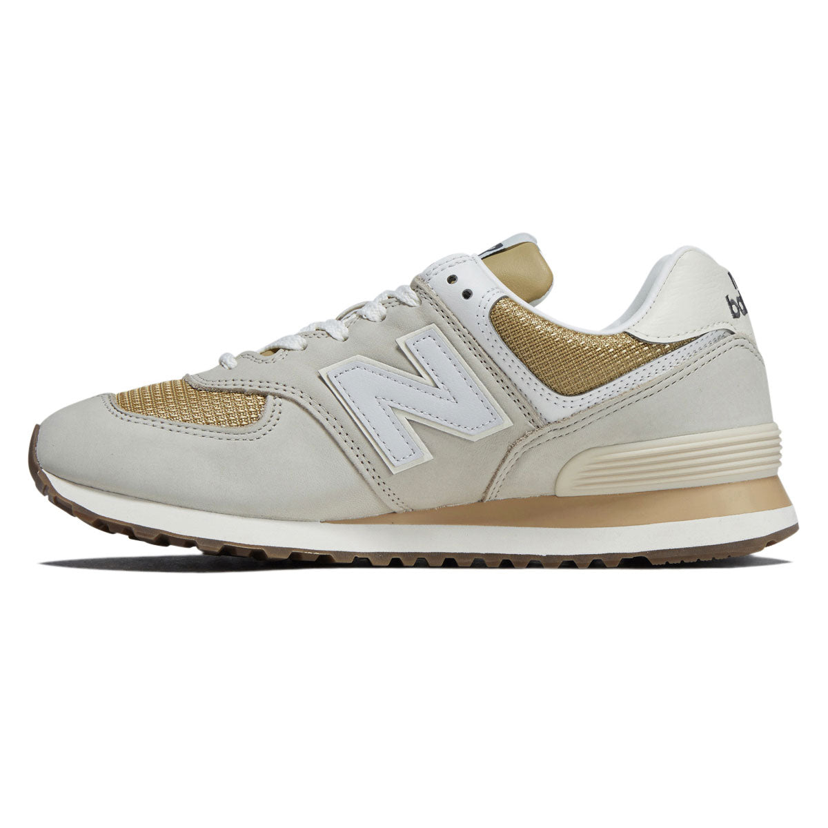 New Balance 574 Shoes - Dark Grey Matter/Dark Silver Metallic image 2
