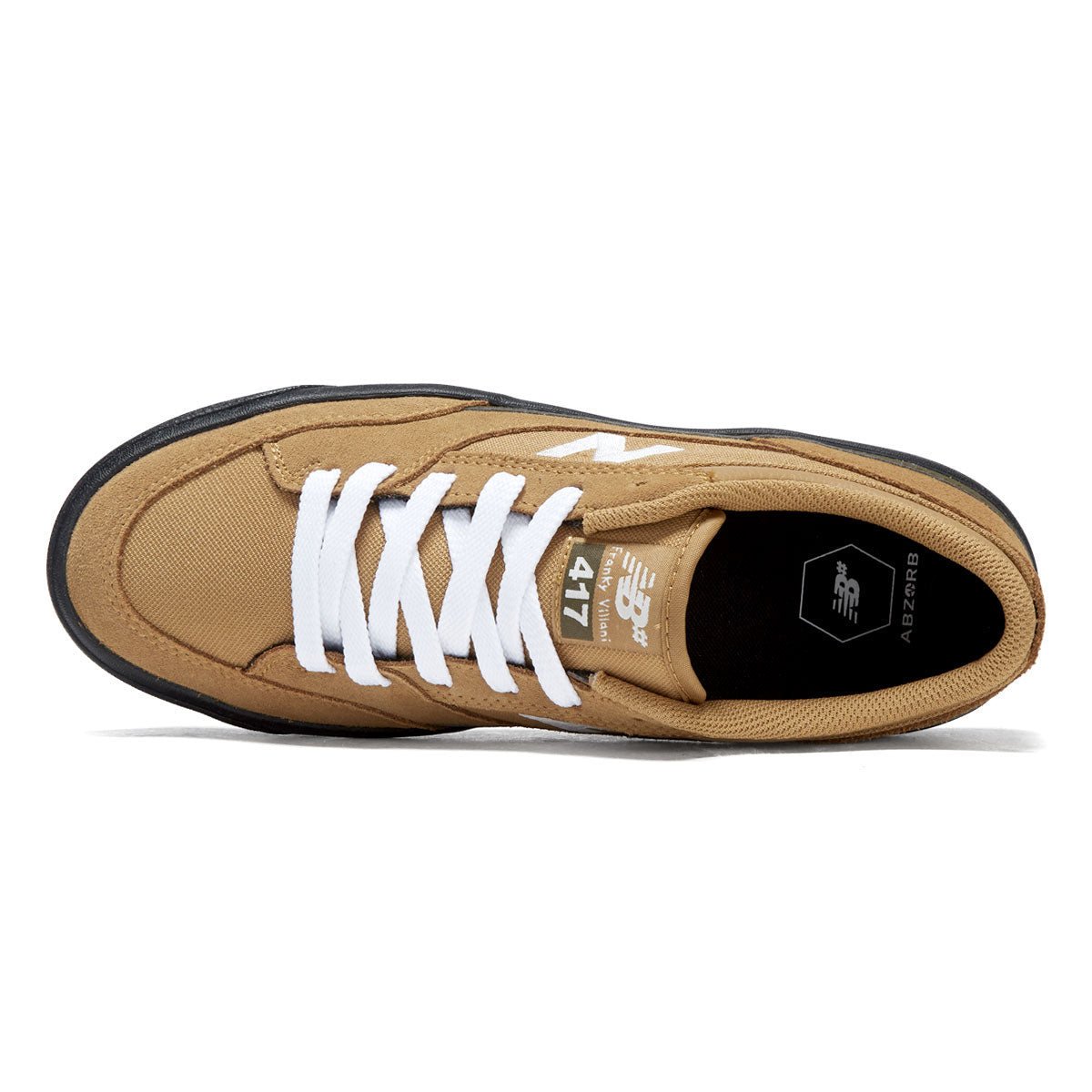 New Balance 417 Villani Low Shoes - Camel/Black image 3