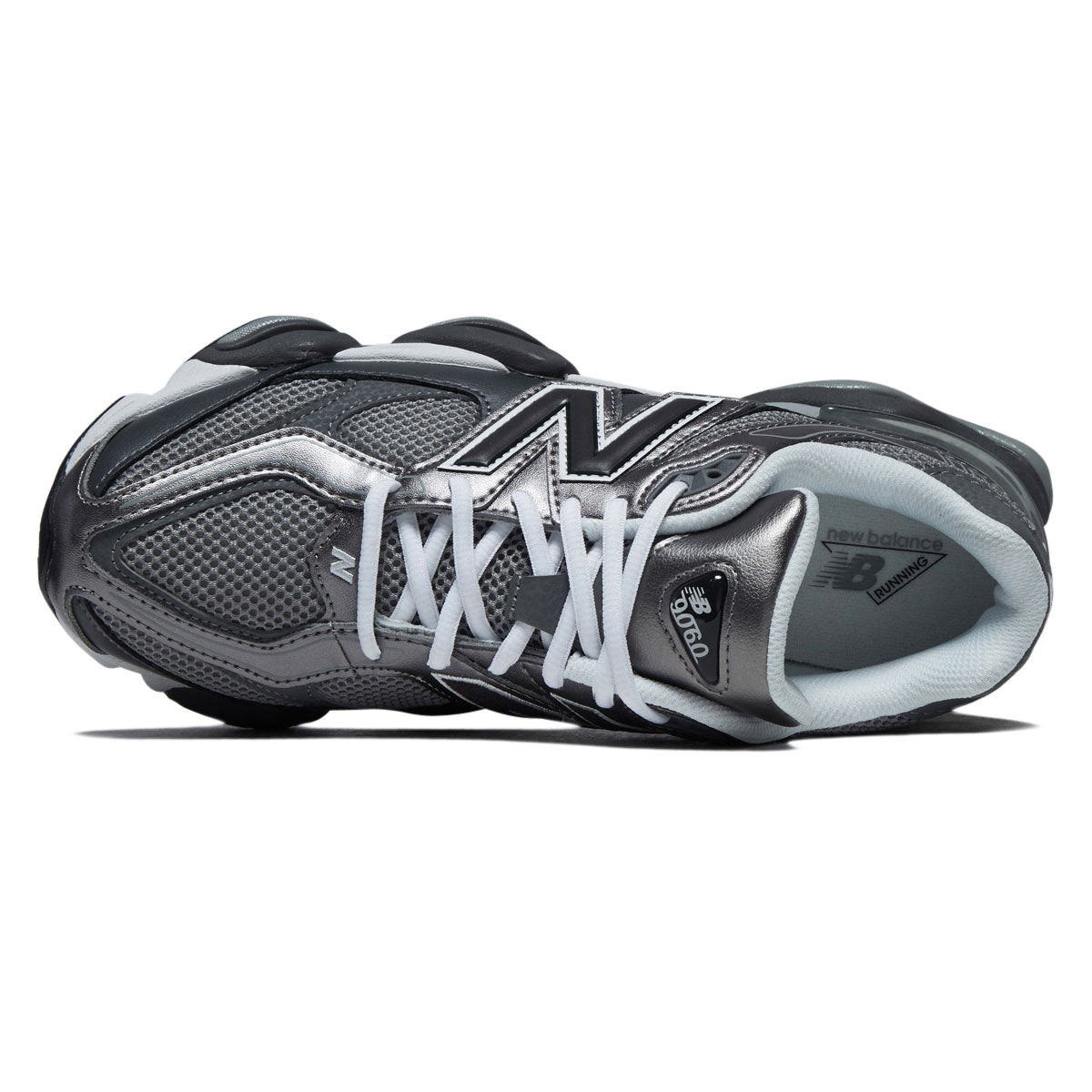 New Balance 9060 Shoes - Magnet/Faded Black image 3