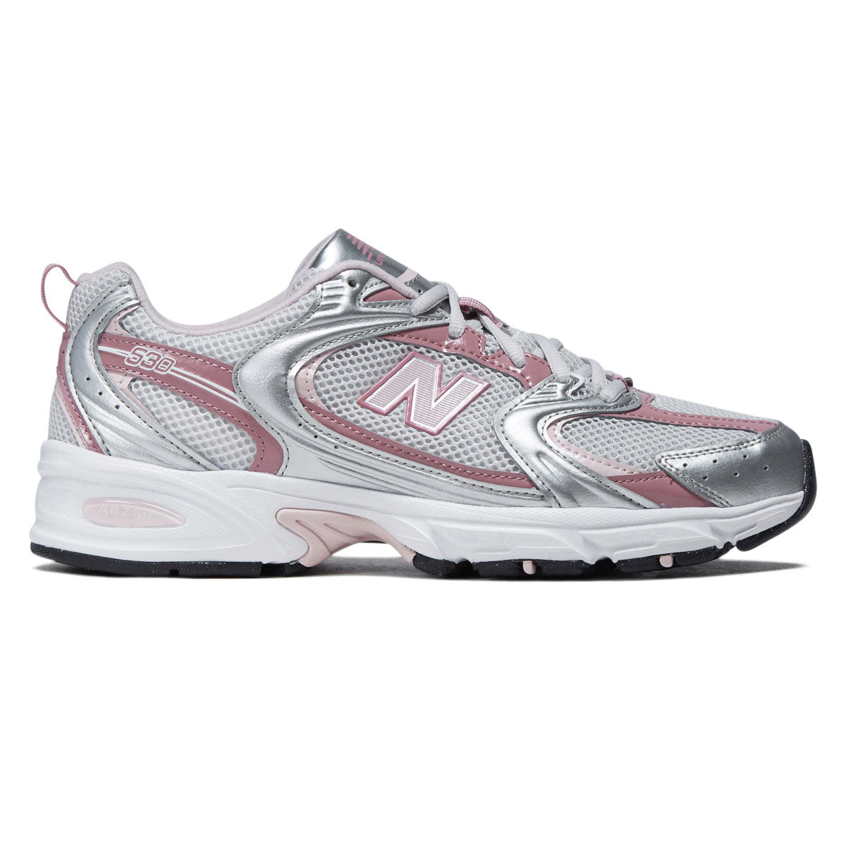New Balance 530 Shoes - Silver Metallic/Rosewood image 1