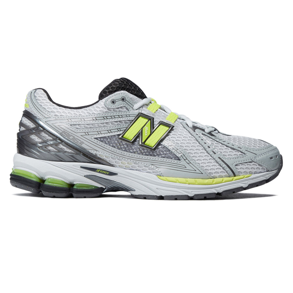 New Balance 1906R Shoes - Light Silver Metallic/Alkaline Green – Daddies  Board Shop