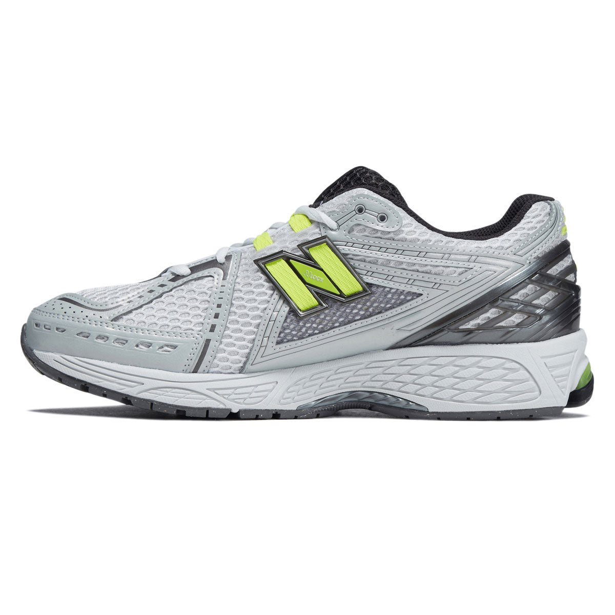 New Balance 1906R Shoes - Light Silver Metallic/Alkaline Green image 2