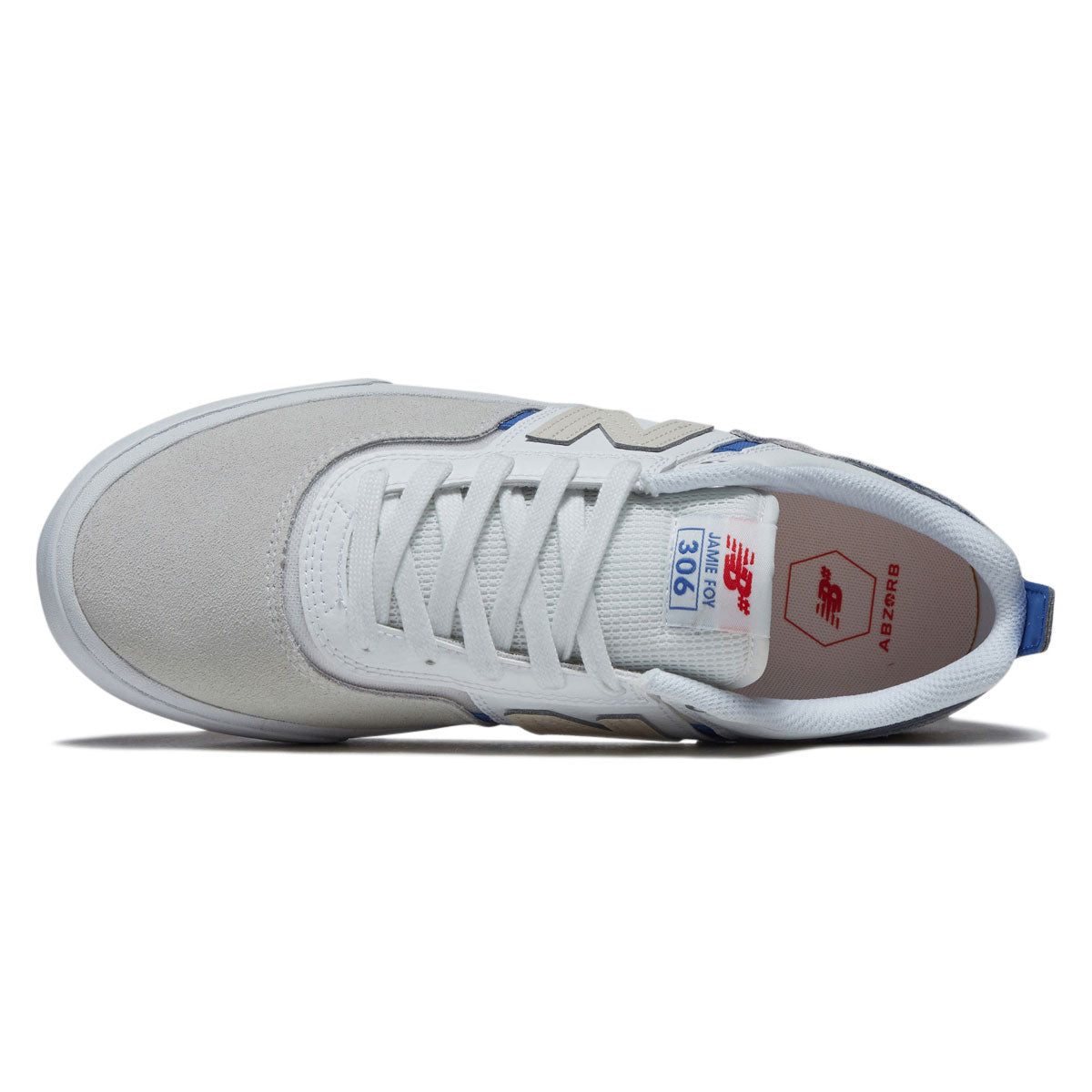 New Balance 306 Foy Shoes - White/Royal image 3
