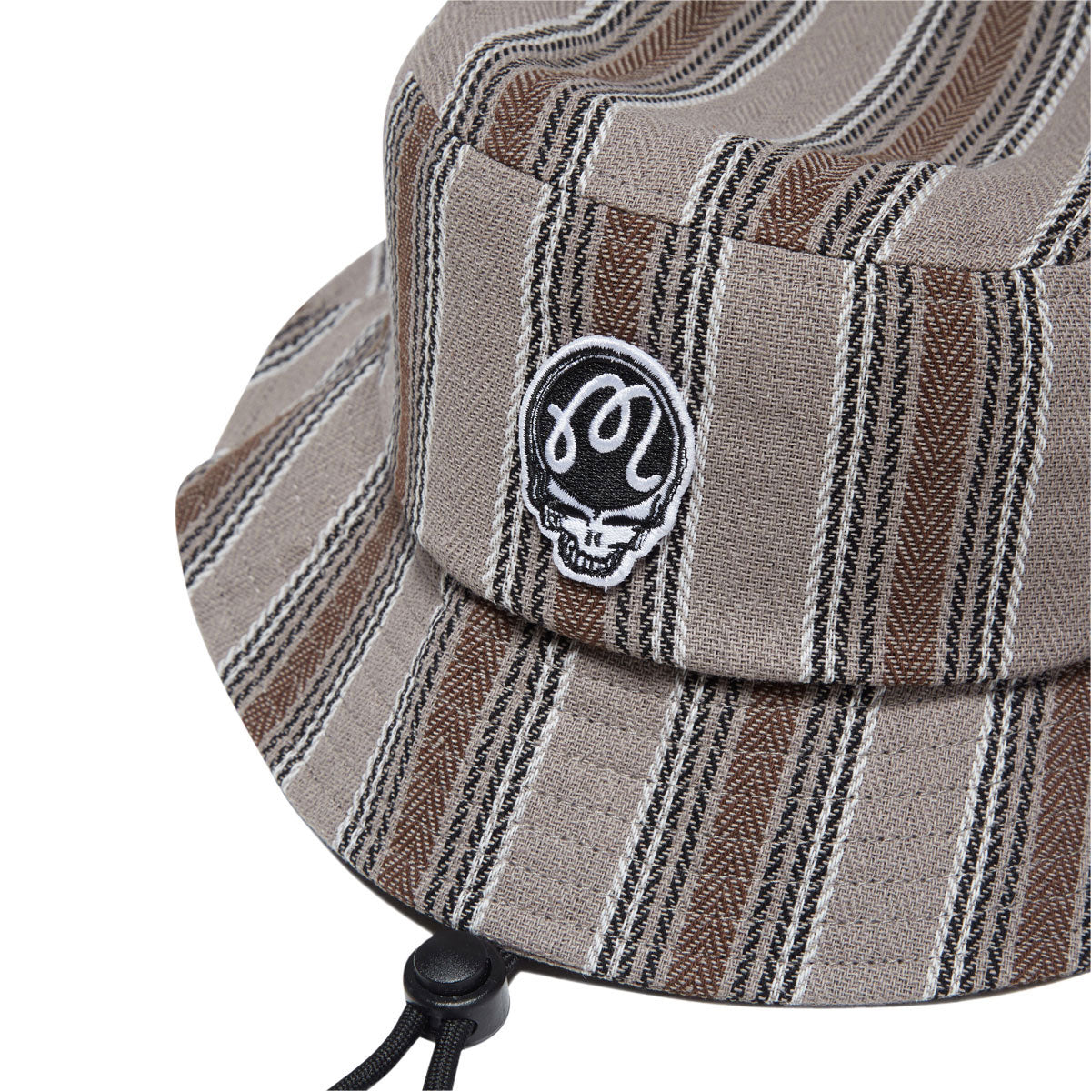 Malbon x Grateful Dead Stealie Blanket Bucket Hat - Brown image 3