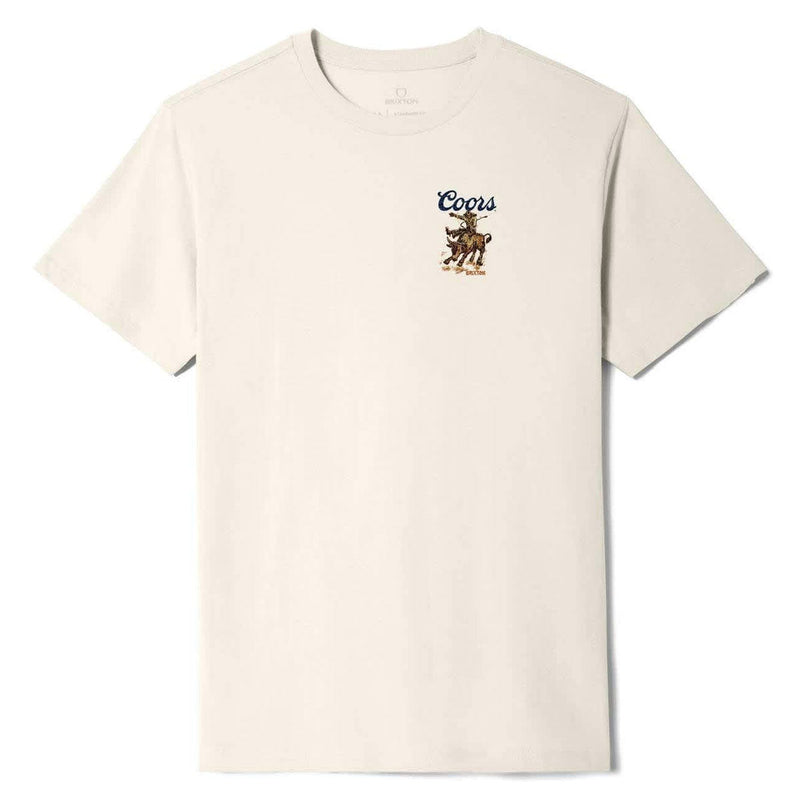 Brixton x Coors Bound T-Shirt - Cream