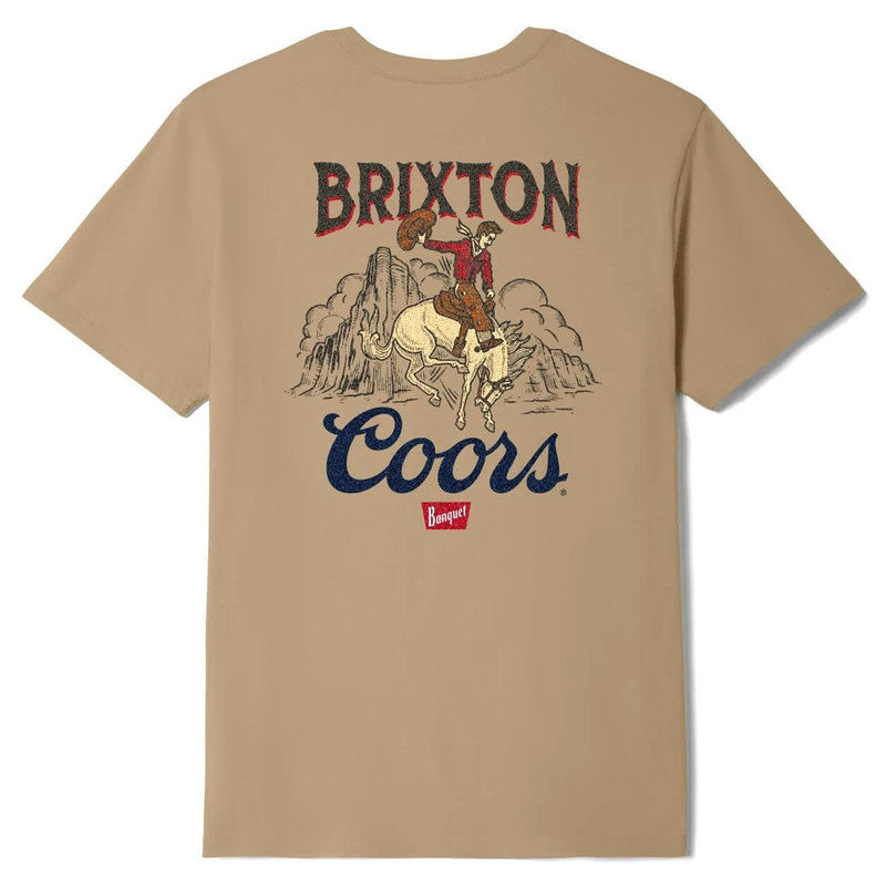 Brixton x Coors Omaha T-Shirt - Tan