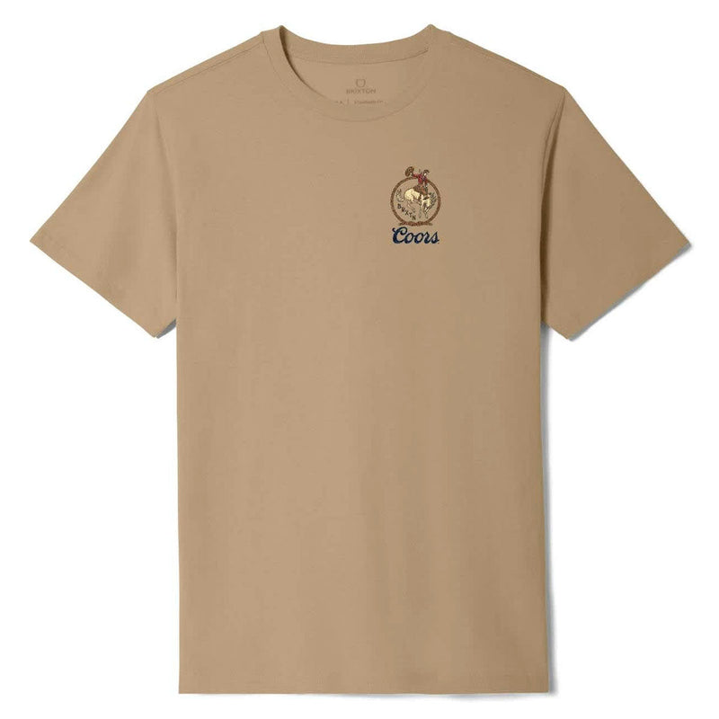 Brixton x Coors Omaha T-Shirt - Tan