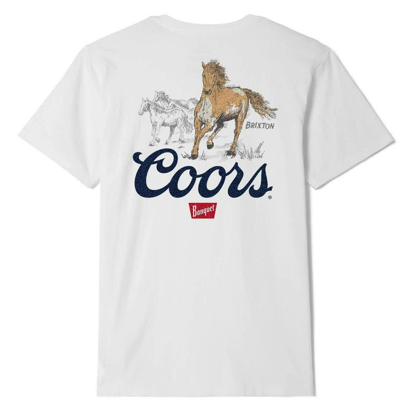 Brixton x Coors Roam T-Shirt - White