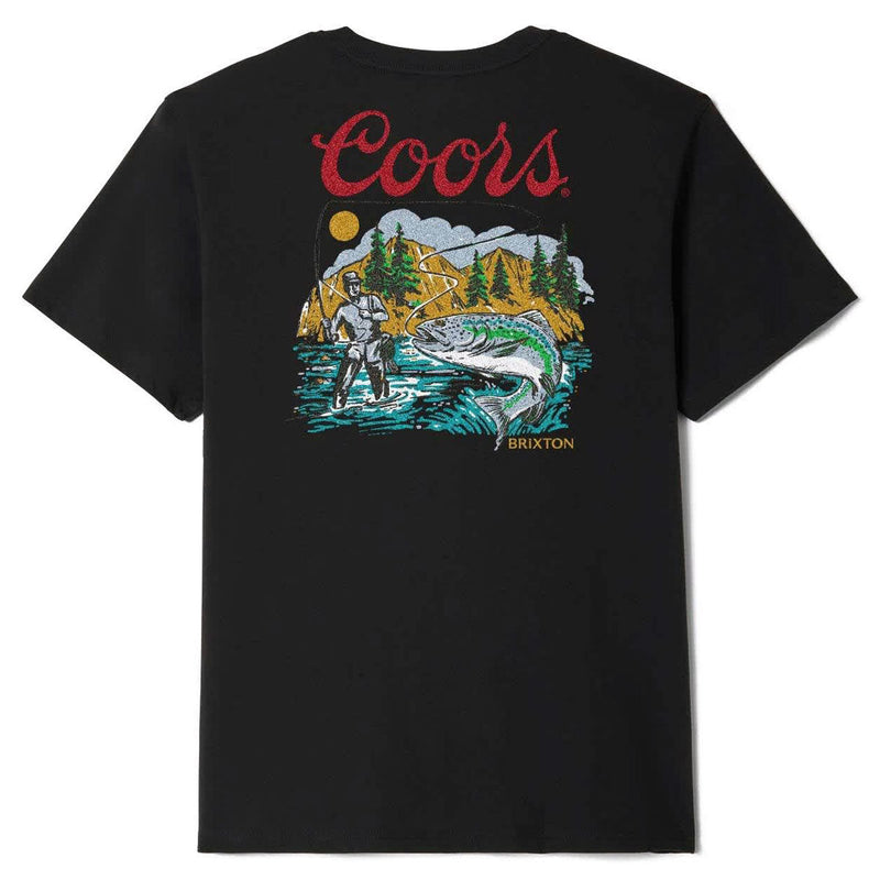 Brixton x Coors Keeper T-Shirt - Black