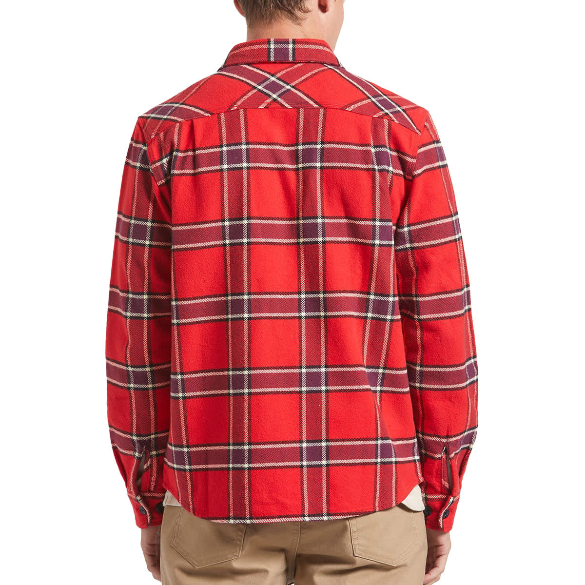 Brixton Bowery Heavyweight Flannel Shirt - Adrenaline Rush image 2