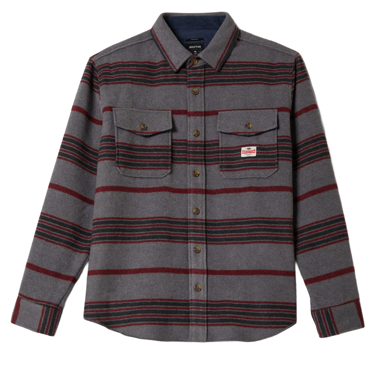 Brixton Altered Threads Long Sleeve Over Shirt - Multi Blanket Stripe image 3