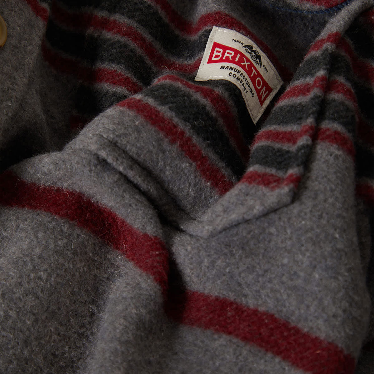 Brixton Altered Threads Long Sleeve Over Shirt - Multi Blanket Stripe image 5