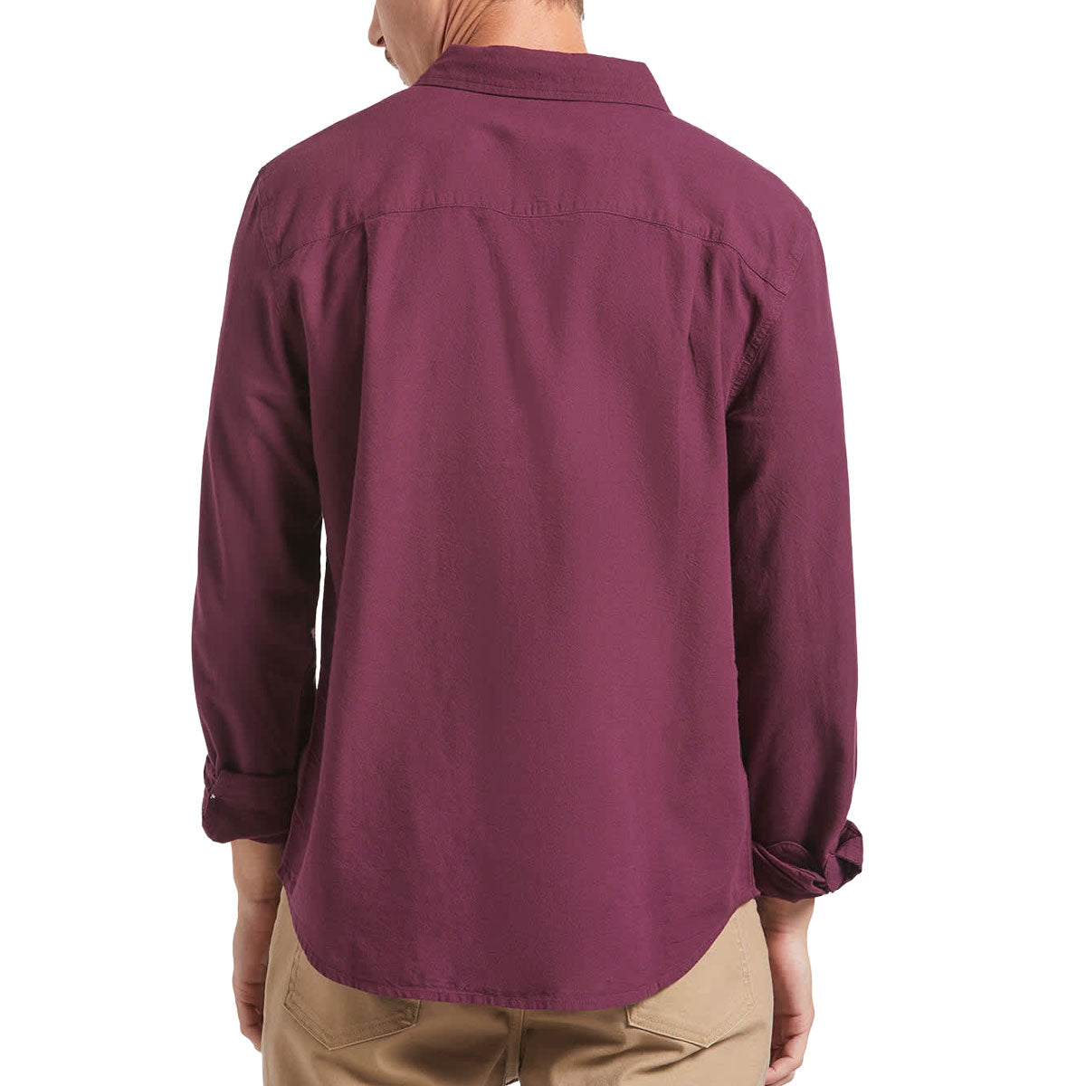 Brixton Charter Long Sleeve Shirt - Port image 2