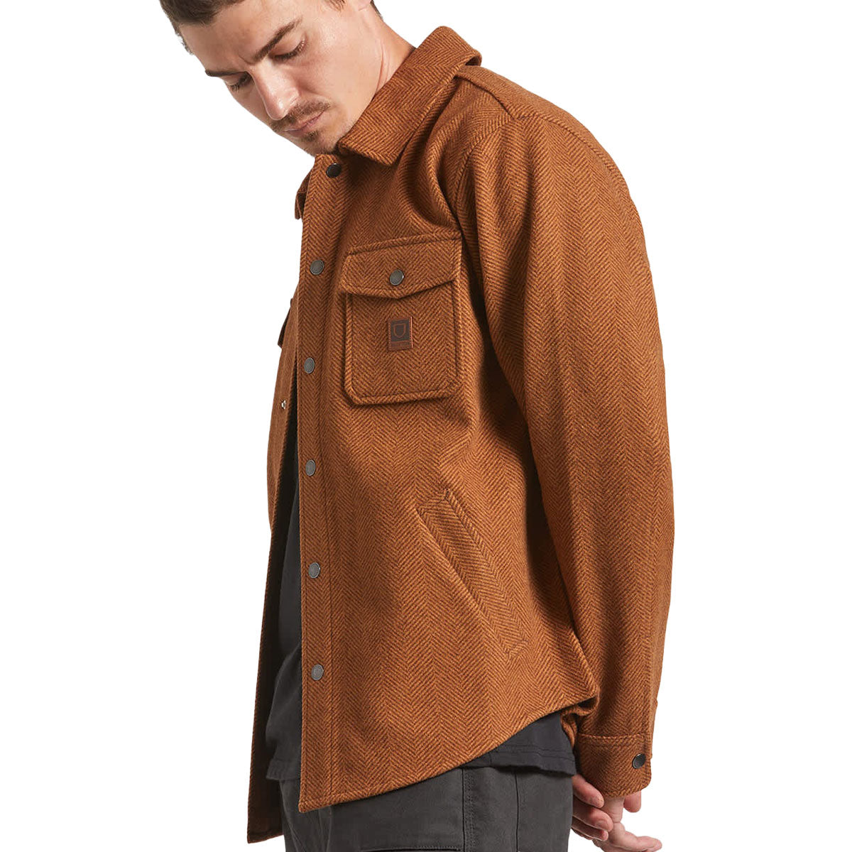 Brixton Durham Brushed Jacket - Brushed Pinecone image 3