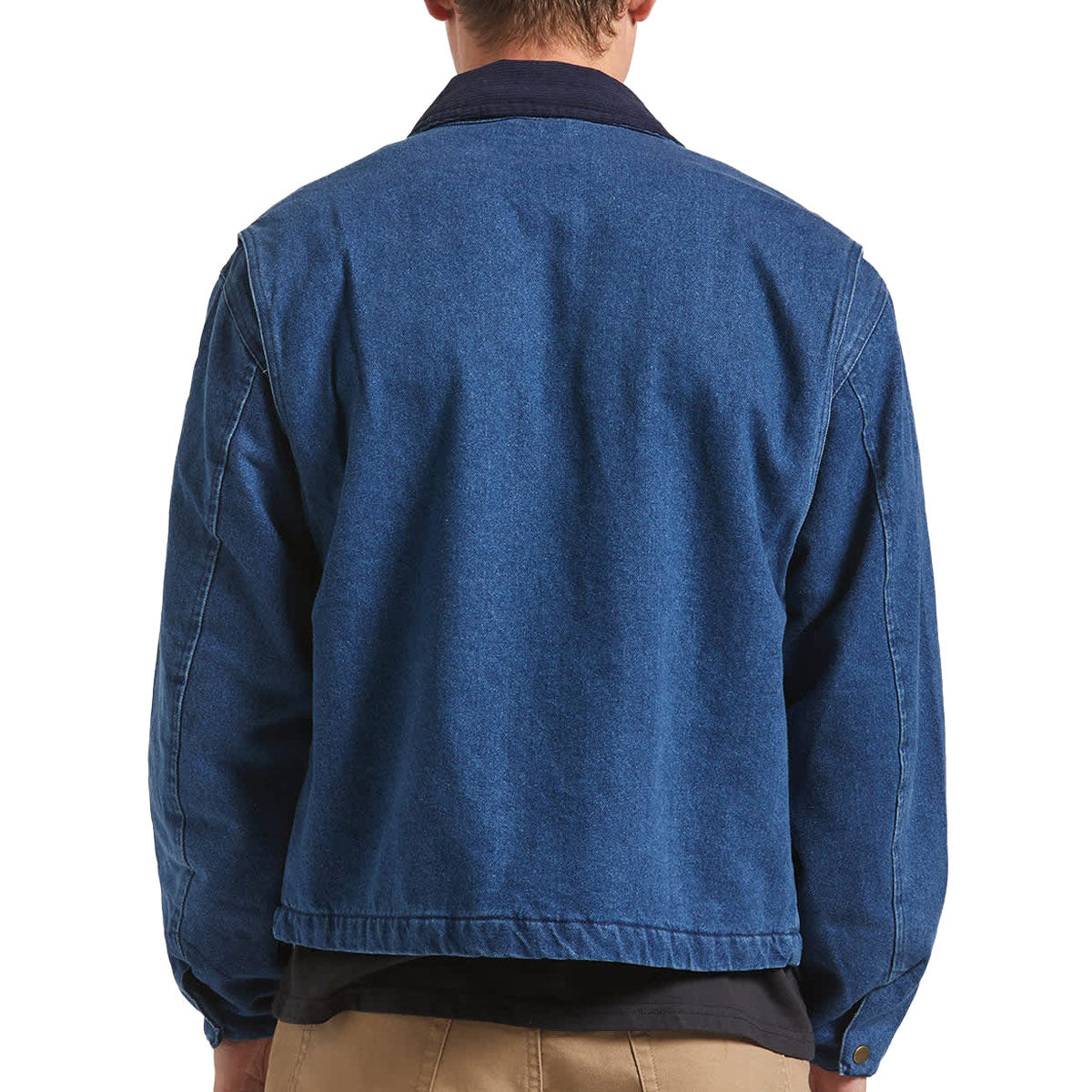 Brixton Altered Threads Lined Garage Jacket - Medium Wash Denim image 2