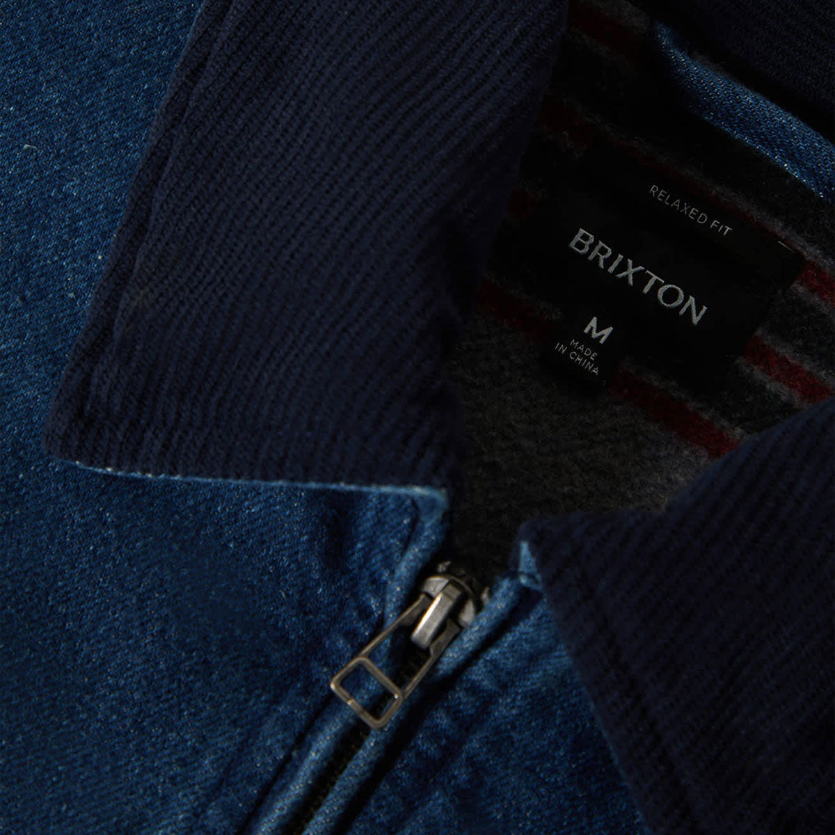 Brixton Altered Threads Lined Garage Jacket - Medium Wash Denim image 5