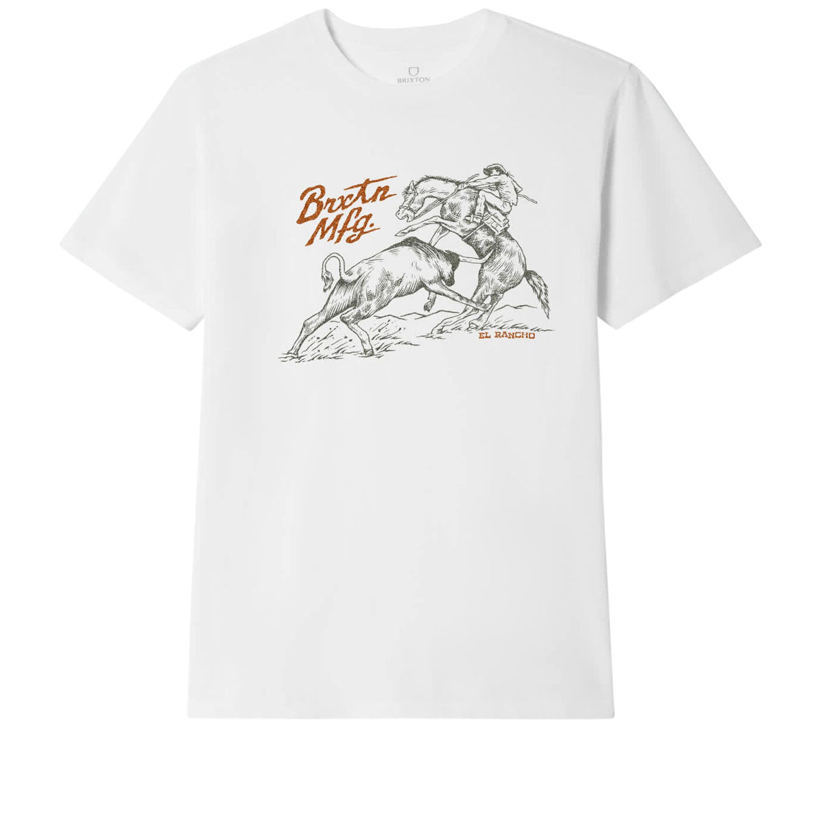 Brixton Wellston Tailored T-Shirt - White image 1