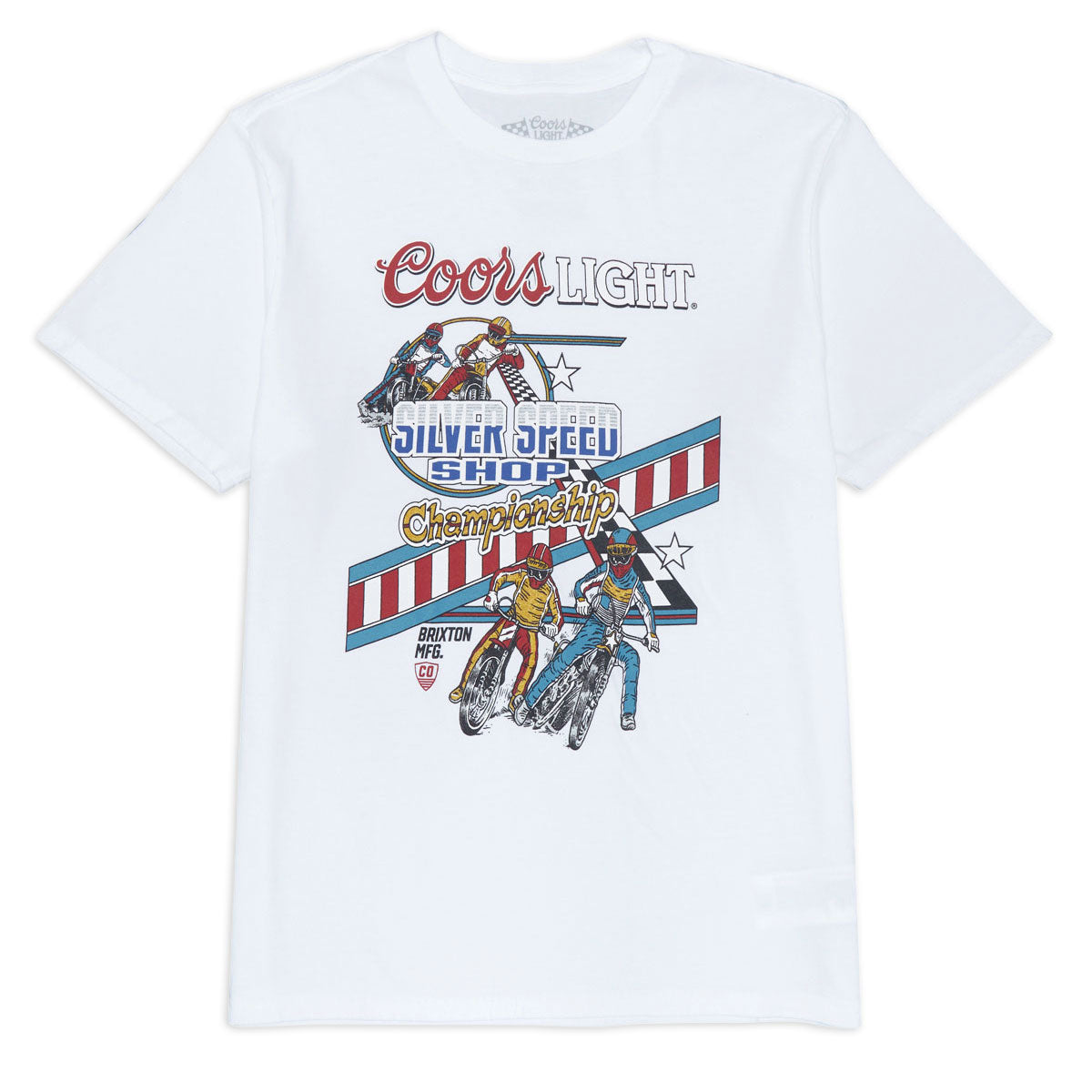 Brixton x Coors Light Berm T-Shirt - White image 1