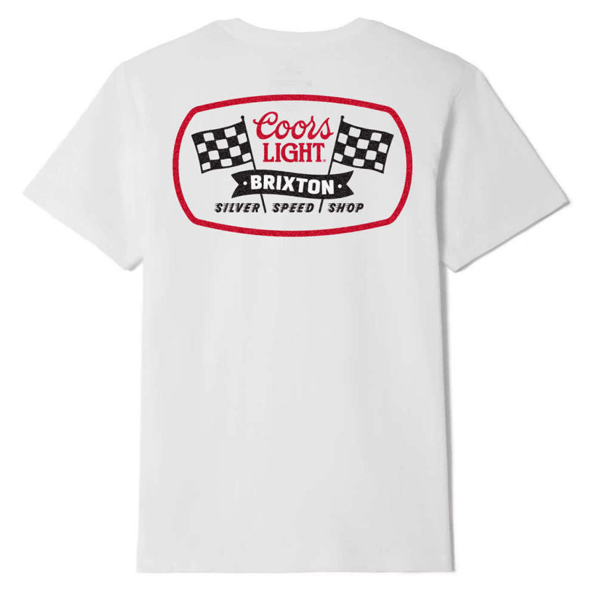 Brixton x Coors Light Pit Stop T-Shirt - White image 1