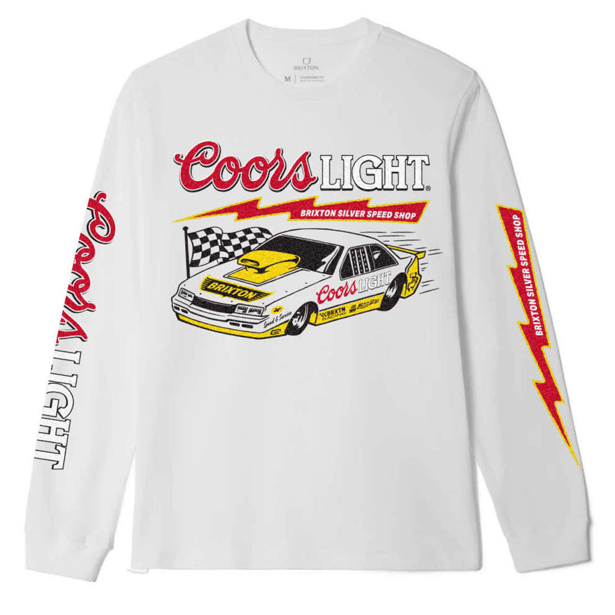 Brixton x Coors Light Blower Long Sleeve T-Shirt - White image 1