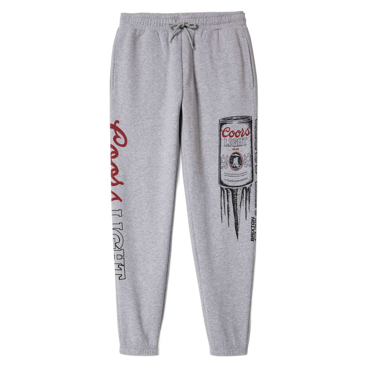 Brixton x Coors Light Silver Speed Sweatpants - Heather Grey image 1