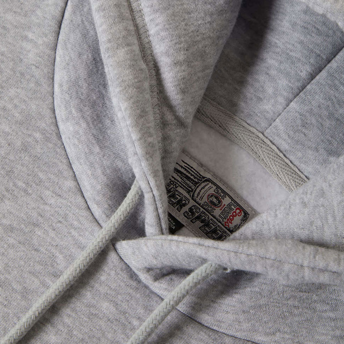 Brixton x Coors Light Silver Speed Hoodie - Heather Grey image 3