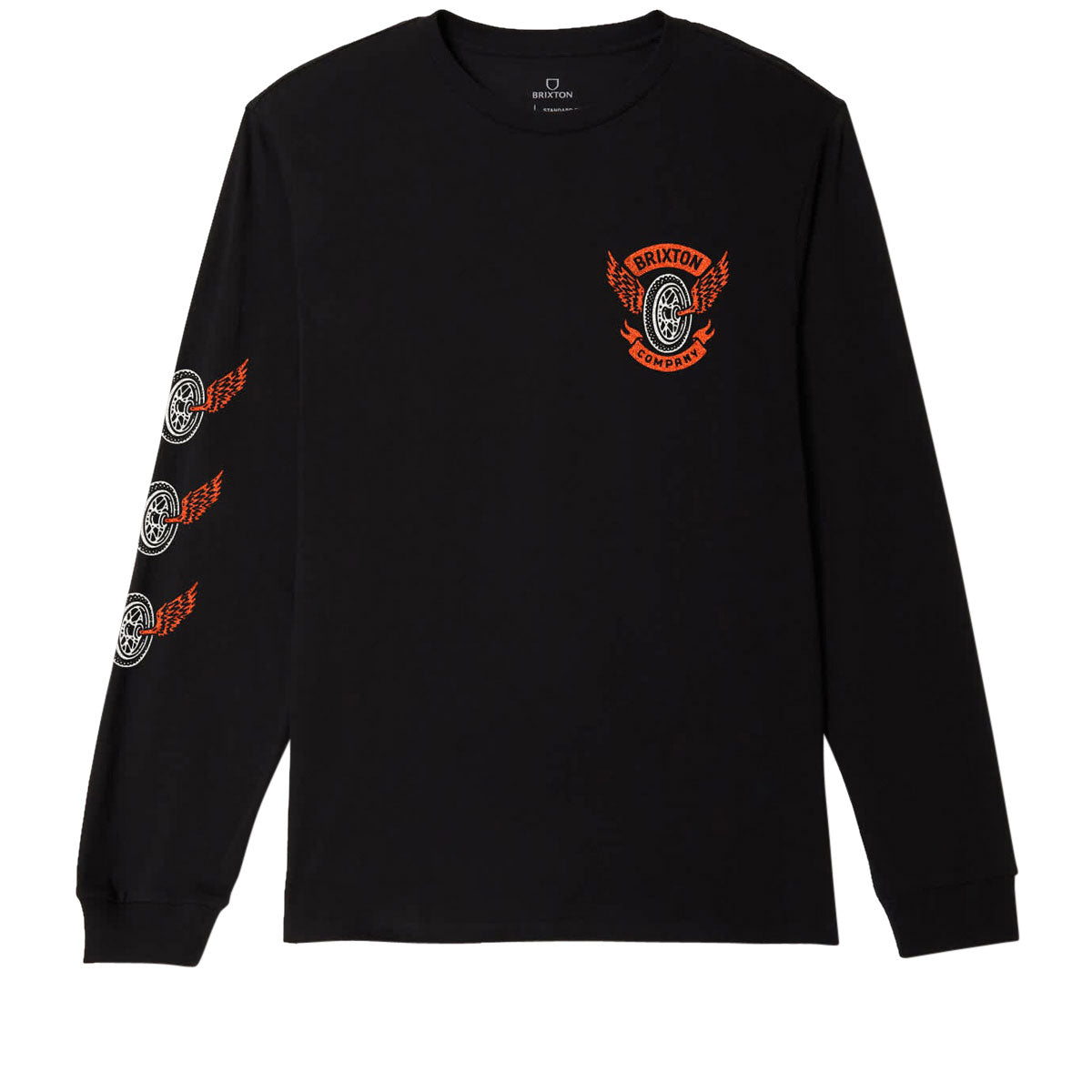 Brixton Payson Long Sleeve T-Shirt - Black image 1