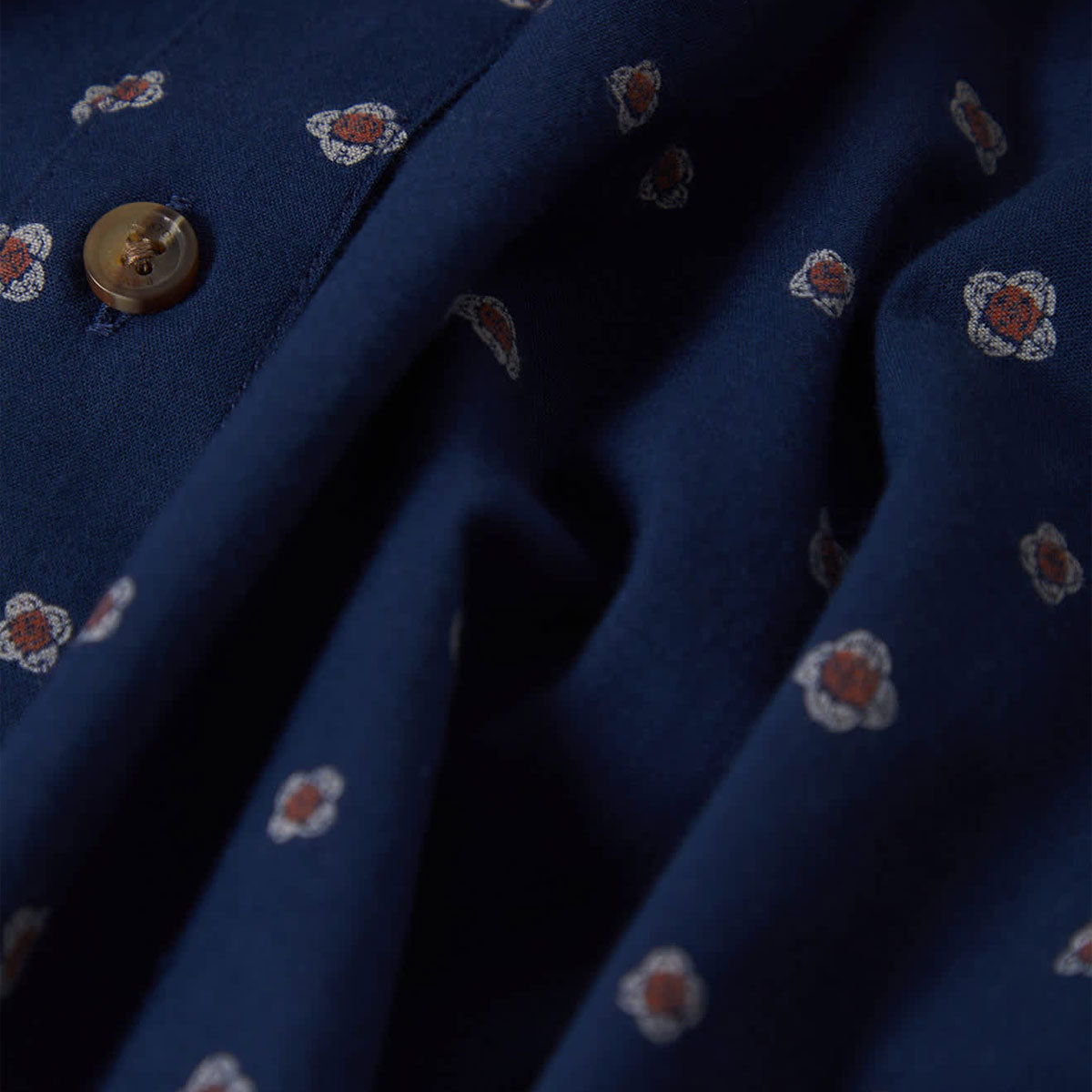 Brixton Charter Print Shirt - Midnight Blue Geo image 5