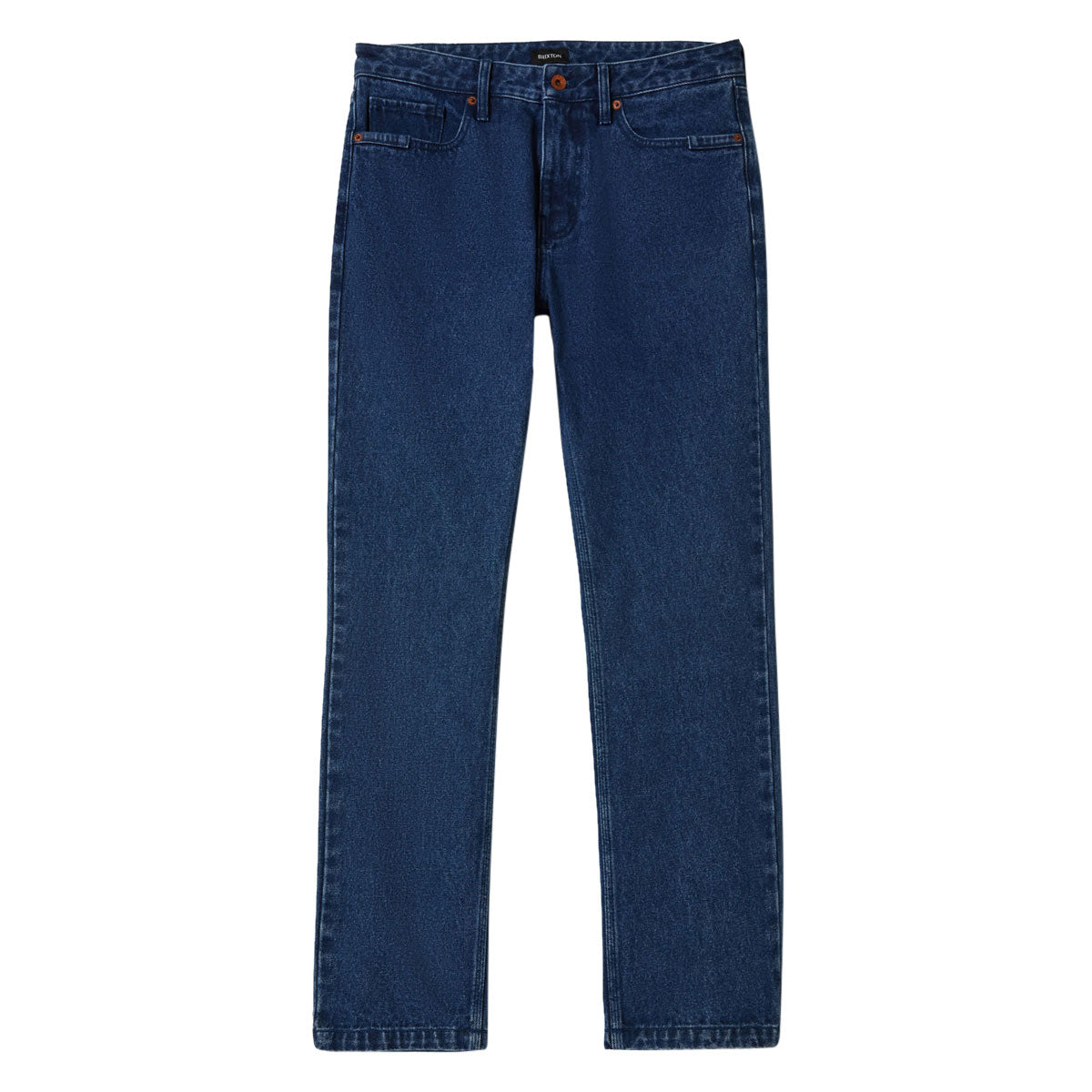 Brixton Builders 5 Pocket Jeans - Medium Wash Denim image 4