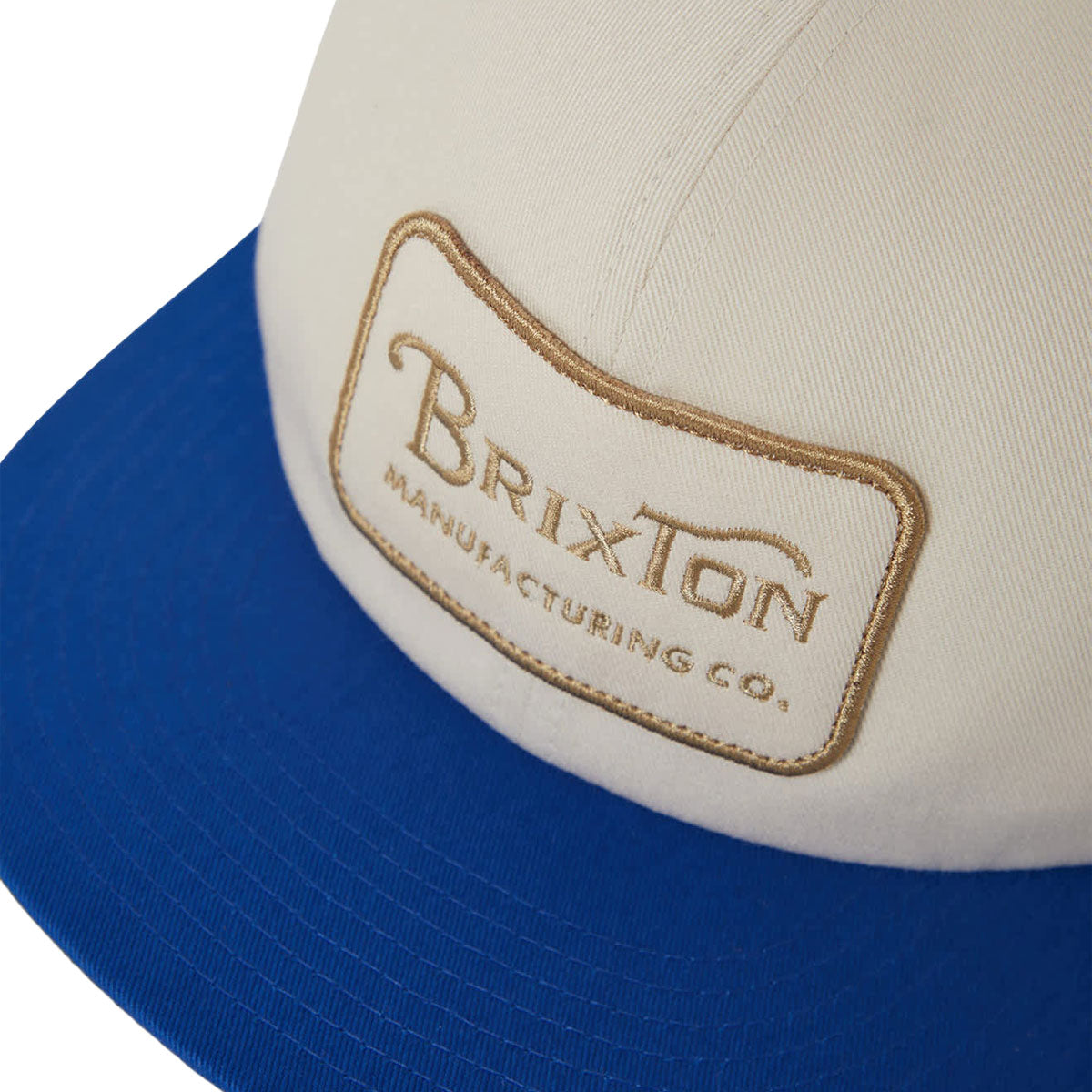 Brixton Grade HP Snapback Hat - Whitecap/Royal image 3