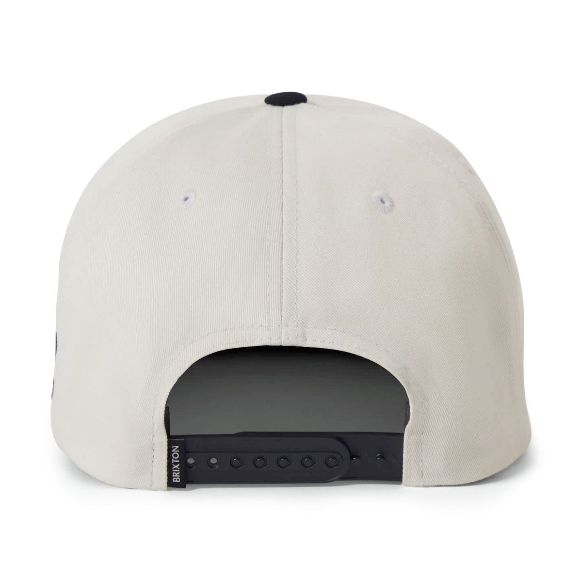 Brixton Predator MP Snapback Hat - Off White/Black image 2