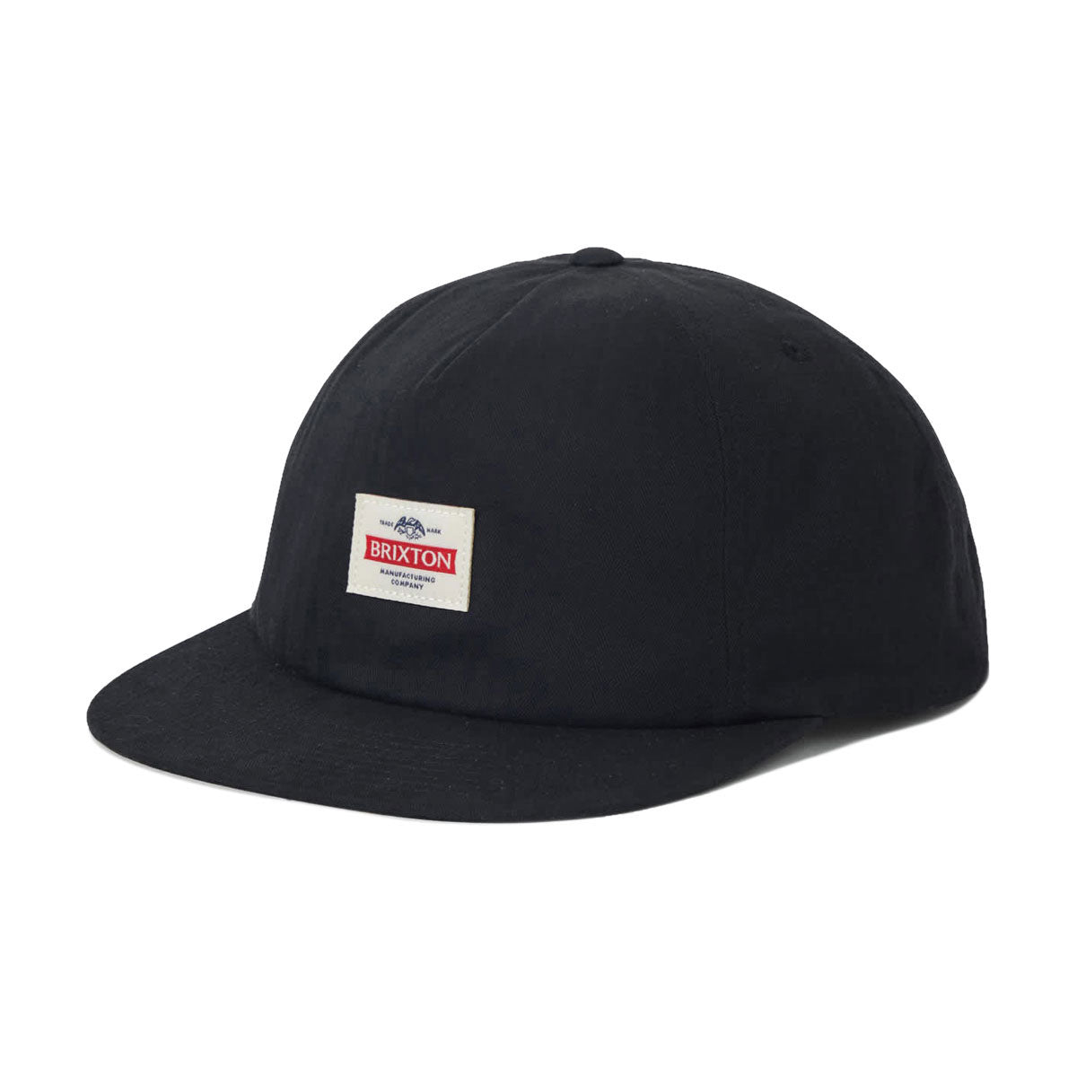 Brixton Pinnacle MP Snapback Hat - Washed Black image 1