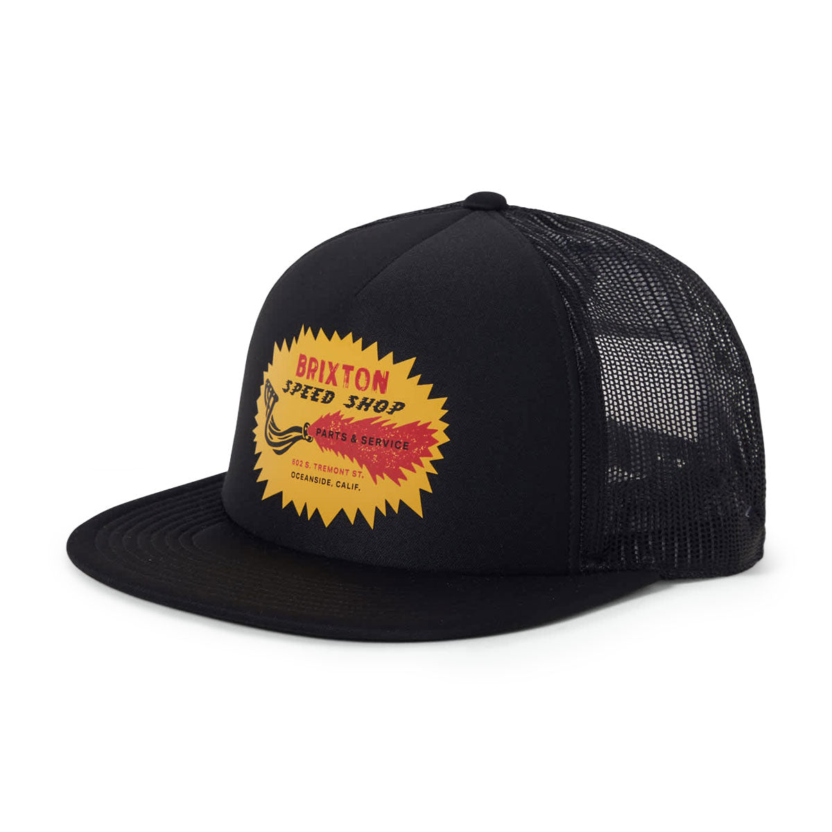Brixton Mavis Netplus HP Trucker Hat - Black/Black image 1