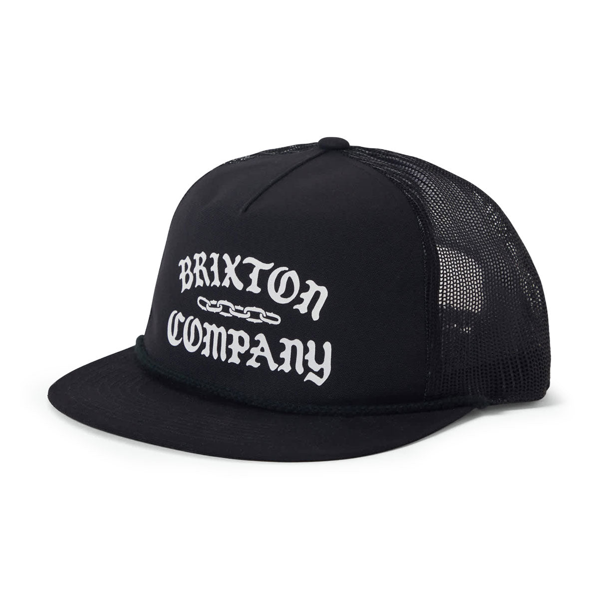 Brixton Chains Netplus HP Trucker Hat - Black/Black image 1