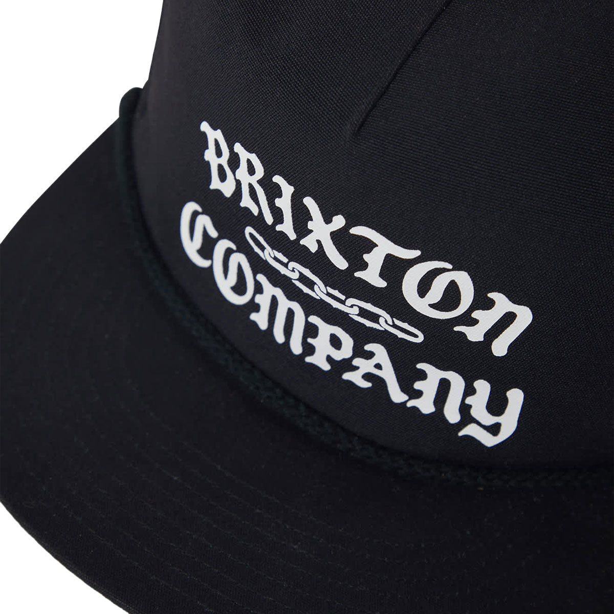 Brixton Chains Netplus HP Trucker Hat - Black/Black image 3