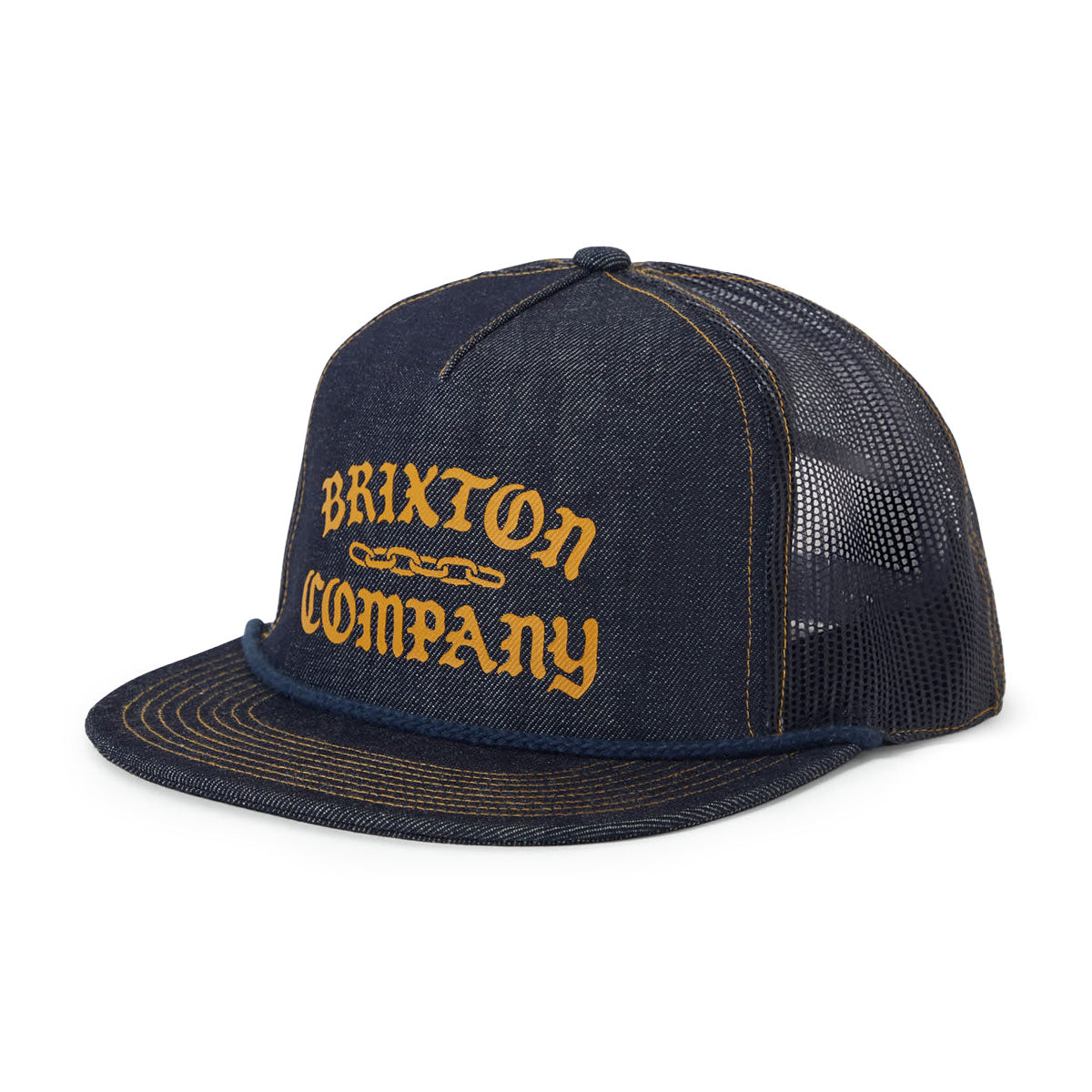 Brixton Chains Netplus HP Trucker Hat - Dark Denim/Navy image 1