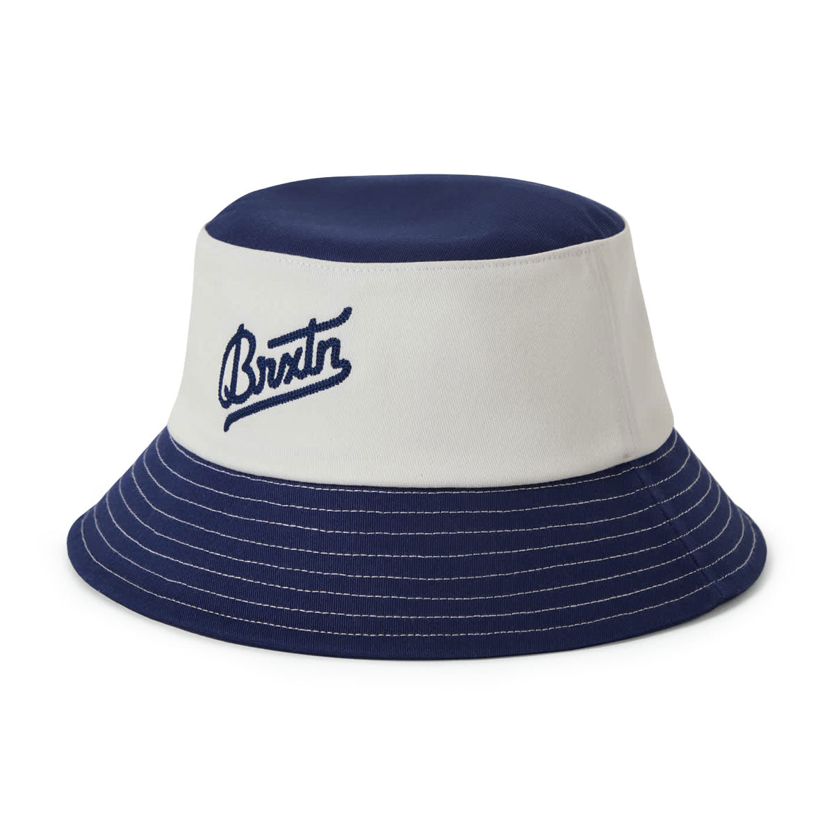 Brixton Eldon Packable Bucket Hat - Midnight Blue/Off White image 1
