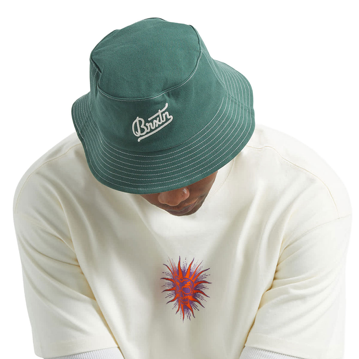 Brixton Eldon Packable Bucket Hat - Primal Green image 4