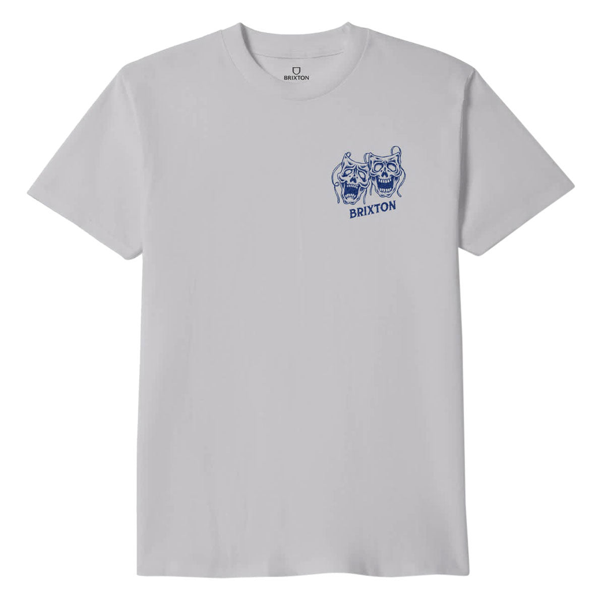 Brixton Smile Always T-Shirt - Pebble Stone Worn Wash image 2
