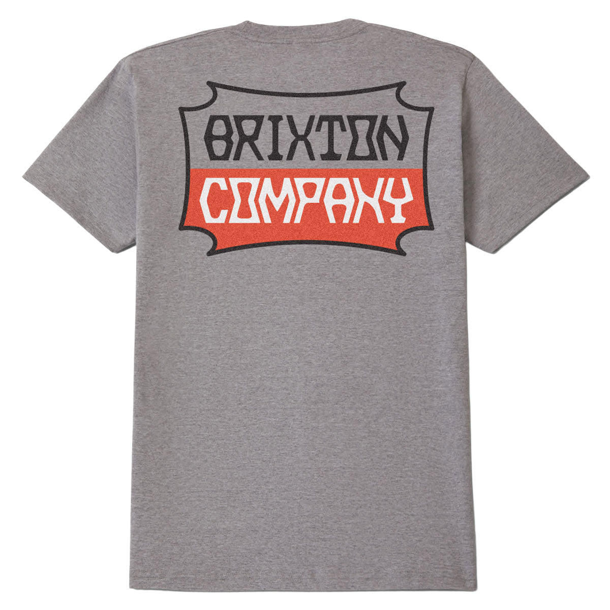 Brixton Pillar T-Shirt - Heather Grey image 1