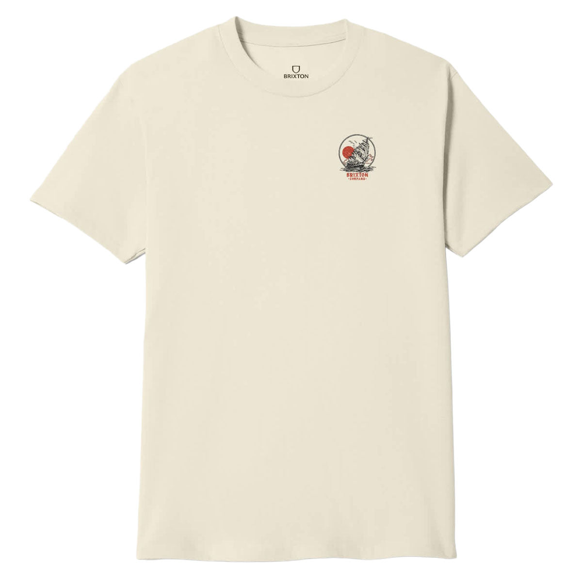 Brixton High Seas T-Shirt - Cream image 2