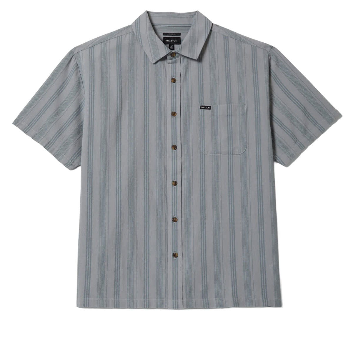 Brixton Cru Striped Dobby Shirt - Trooper image 1